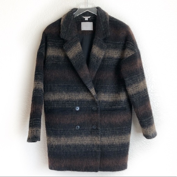 Soia & Kyo Jackets & Blazers - Soia & kyo Michelle plaid wool blend coat brown